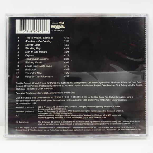 Bee Gees This Is Where I Came In CD Enhanced 2001 Soft Rock Pop Sealed - Picture 3 of 9